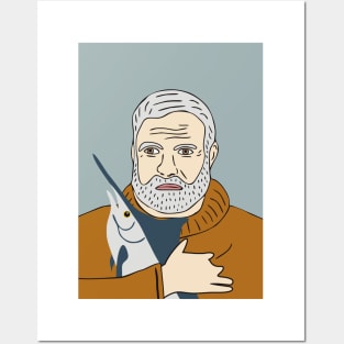 Ernest Hemingway Posters and Art